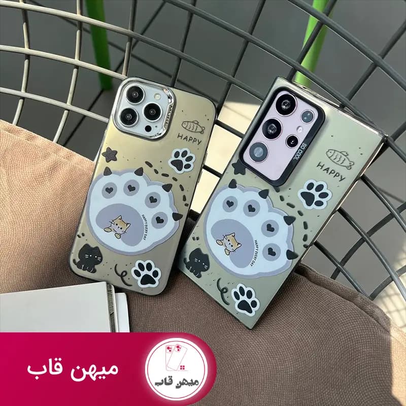 قاب گوشی سامسونگ پنجه گربه نچرال - کد (۳۲۱۹۵)