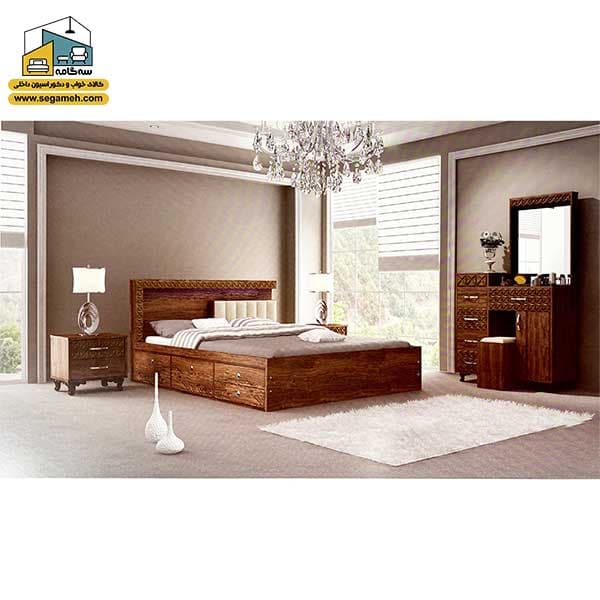 سرویس خواب دو نفره مدل آراکس کد BDS929