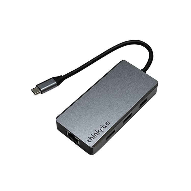 مبدل 8 پورت برند Lenovo Thinkplus مدل LC08