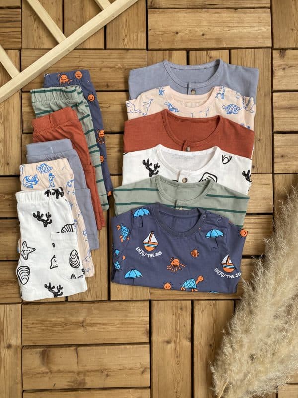 تیشرت شلوارک پسرانه h&m