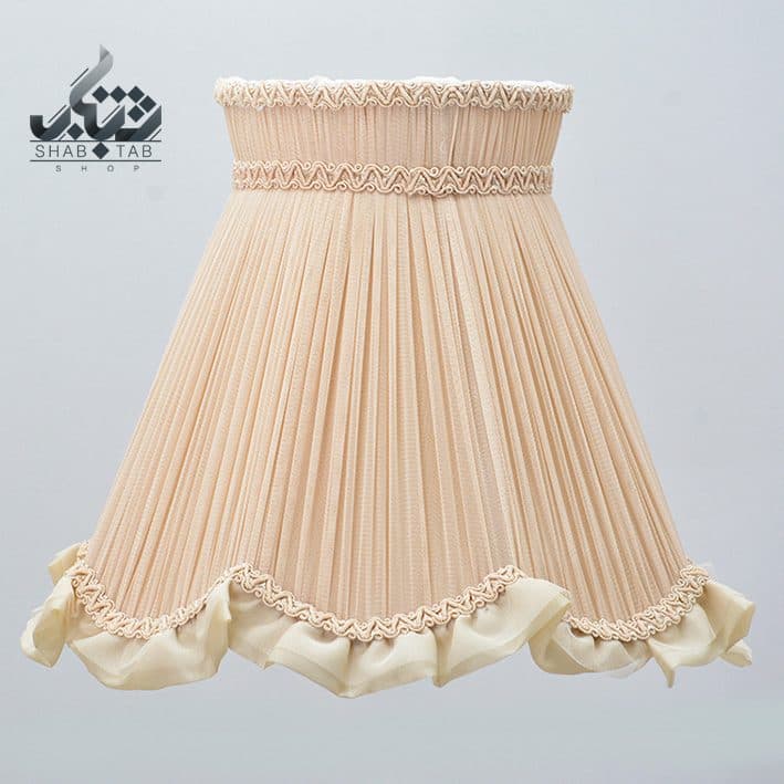 شید آباژور مدل سارینا سایز 28 بژ 1 -سرپیچ E27