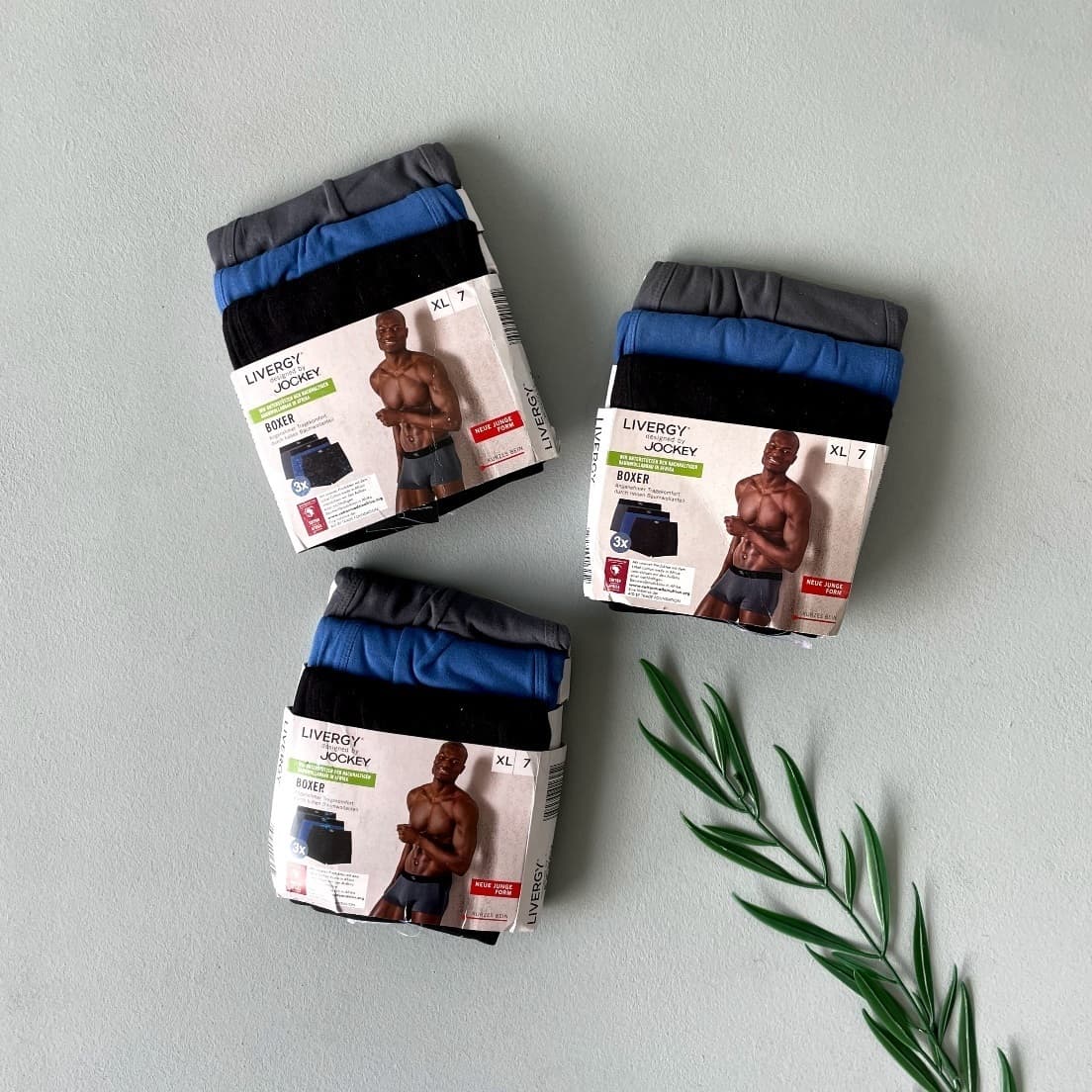 پک سه تایی شورت مردانه برند LIVERGY