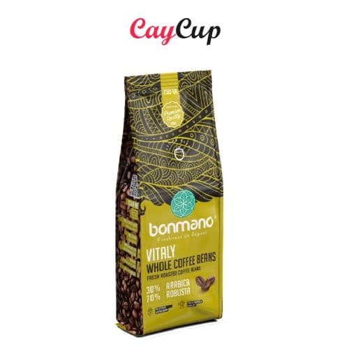 دانه قهوه اسپرسو ویتالی بن مانو 250 گرم