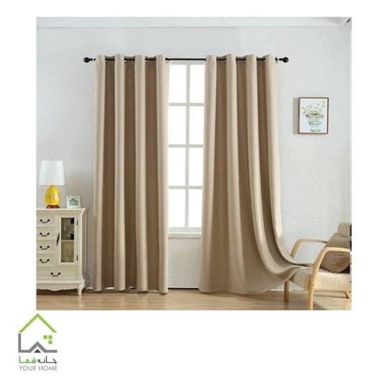 پرده کتان ارتفاع 280