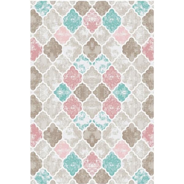 کاور فرش طرح سه بعدی نگین ترمه مدل 75