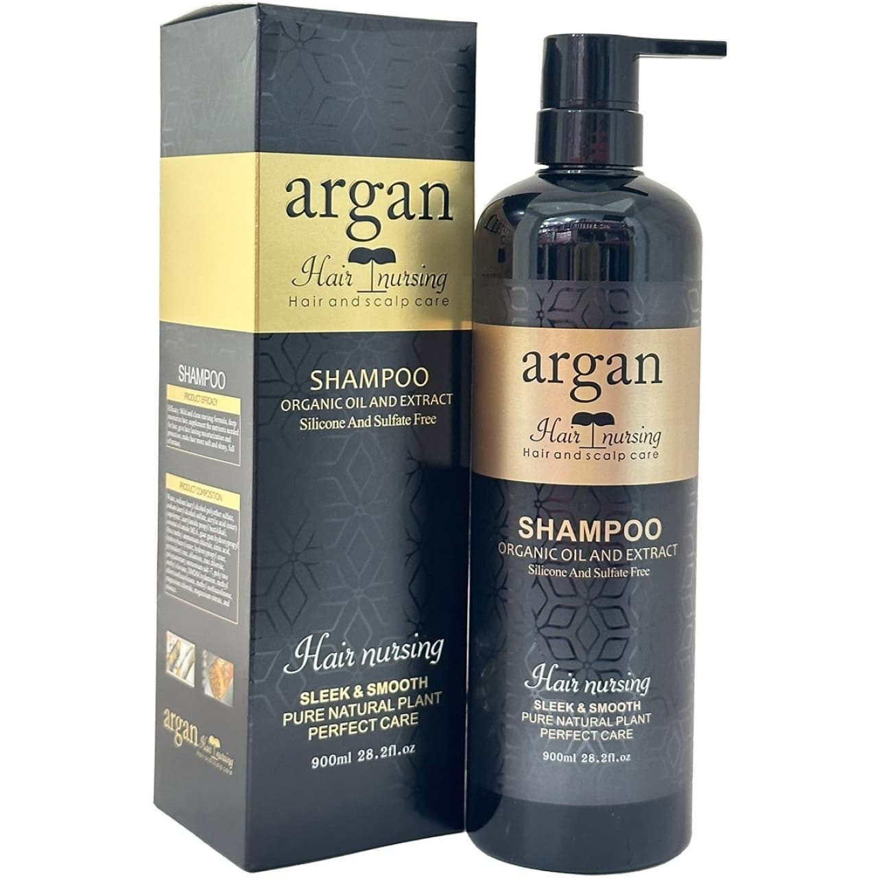 شامپو بدون سولفات آرگان هیر نرسینگ حجم 900 میلی لیتر