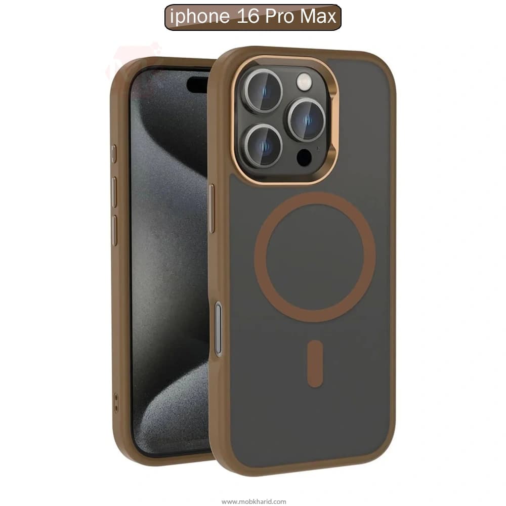 قاب محافظ Magsafe Matte Desert Titanium Case | iphone 16 Pro Max