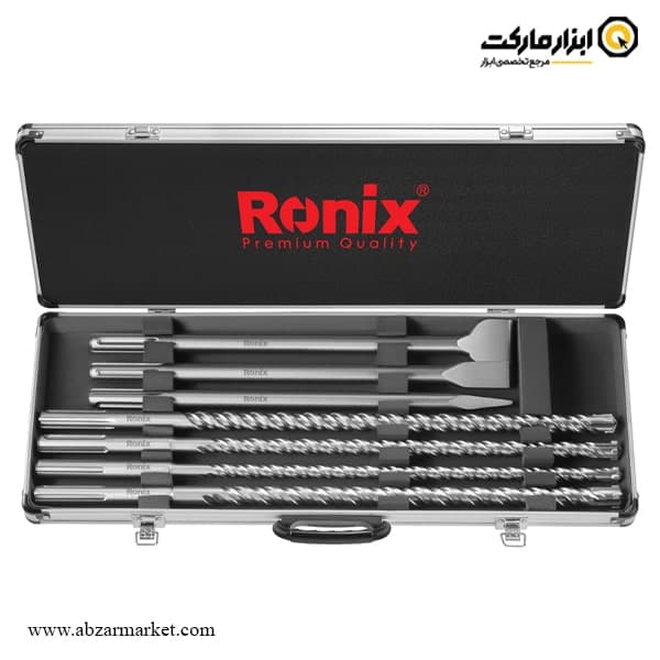 ست مته و قلم پنج شیار رونیکس 7 عددی مدل RH-5049