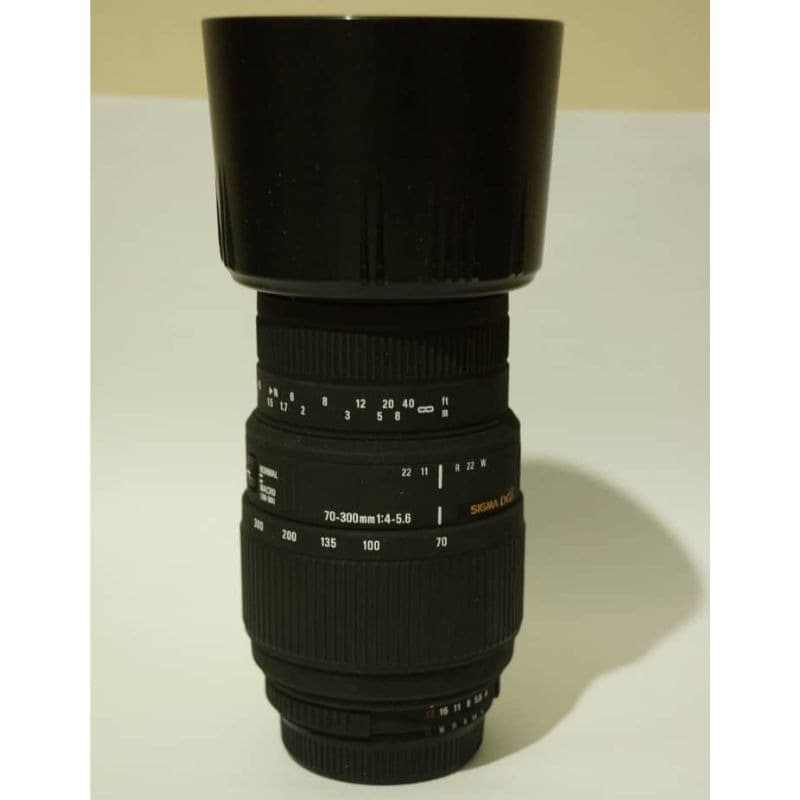 لنز سیگما دست دوم Sigma 70-300mm F 4-5.6 DG MACRO for Nikon(جعبه ندارد)