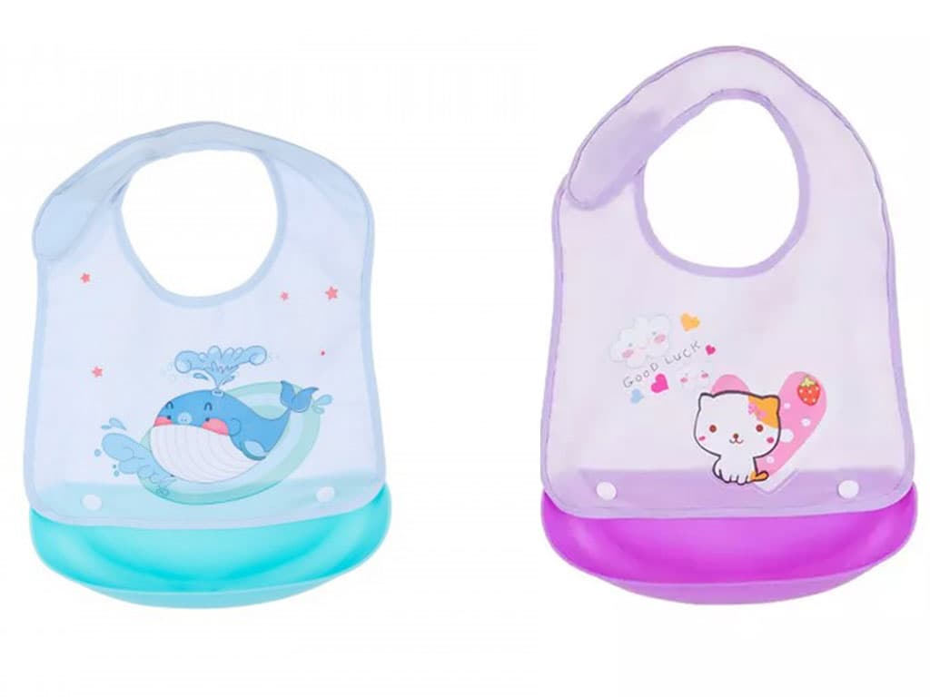 پیشبند نوزادی مدل کاسه ای دکمه دار chipolino