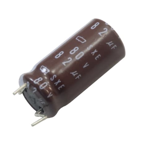 خازن الکترولیتی 82uF / 80V ژاپنی مارک NIPPON