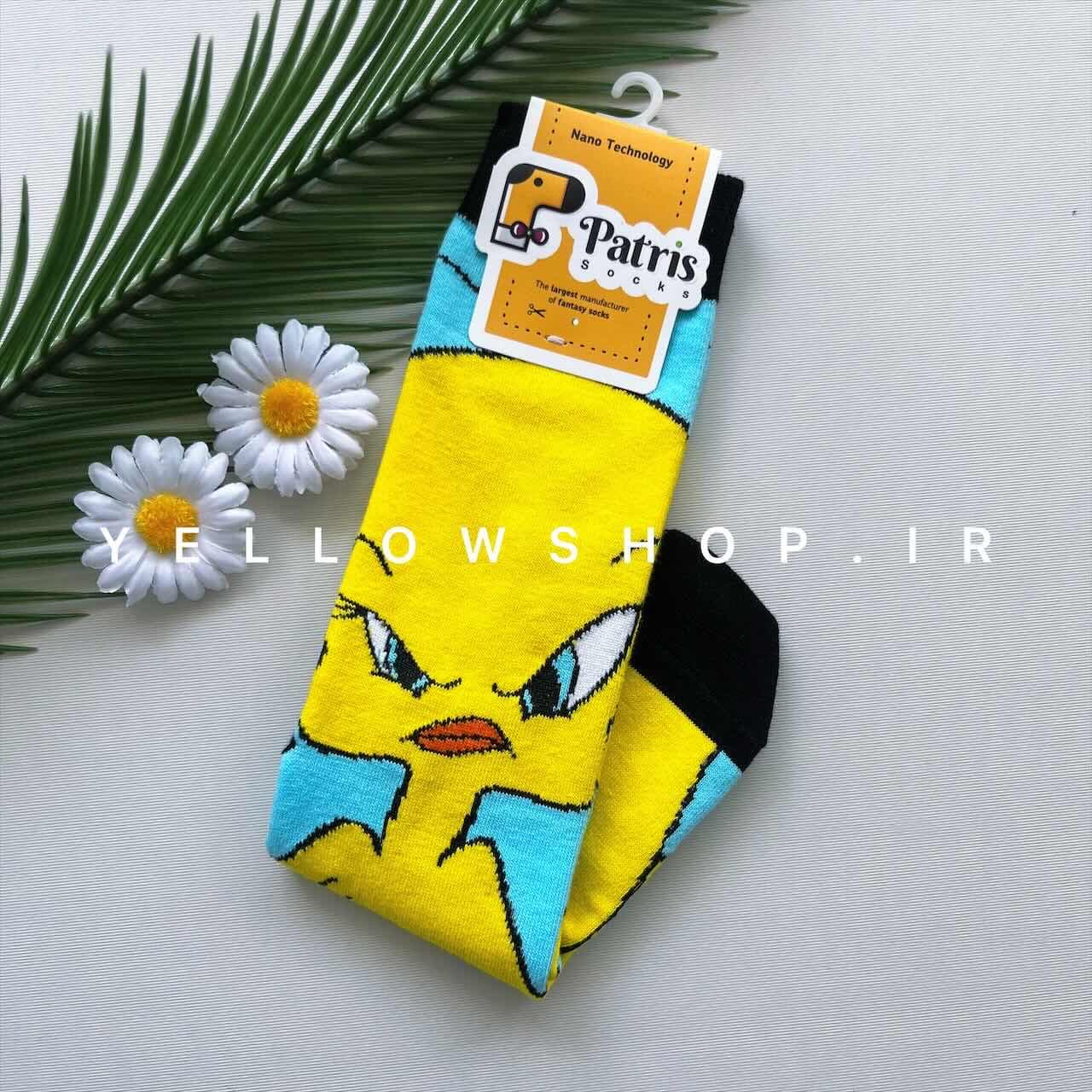 جوراب ساقدار دیزنی طرح توییتی پاتریس کد 33037