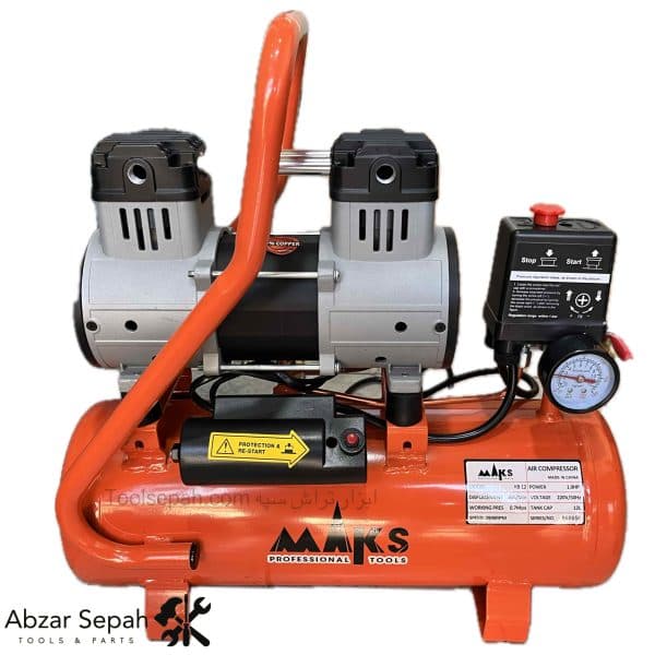 پمپ باد سایلنت 12 لیتری مکس مدل KB12