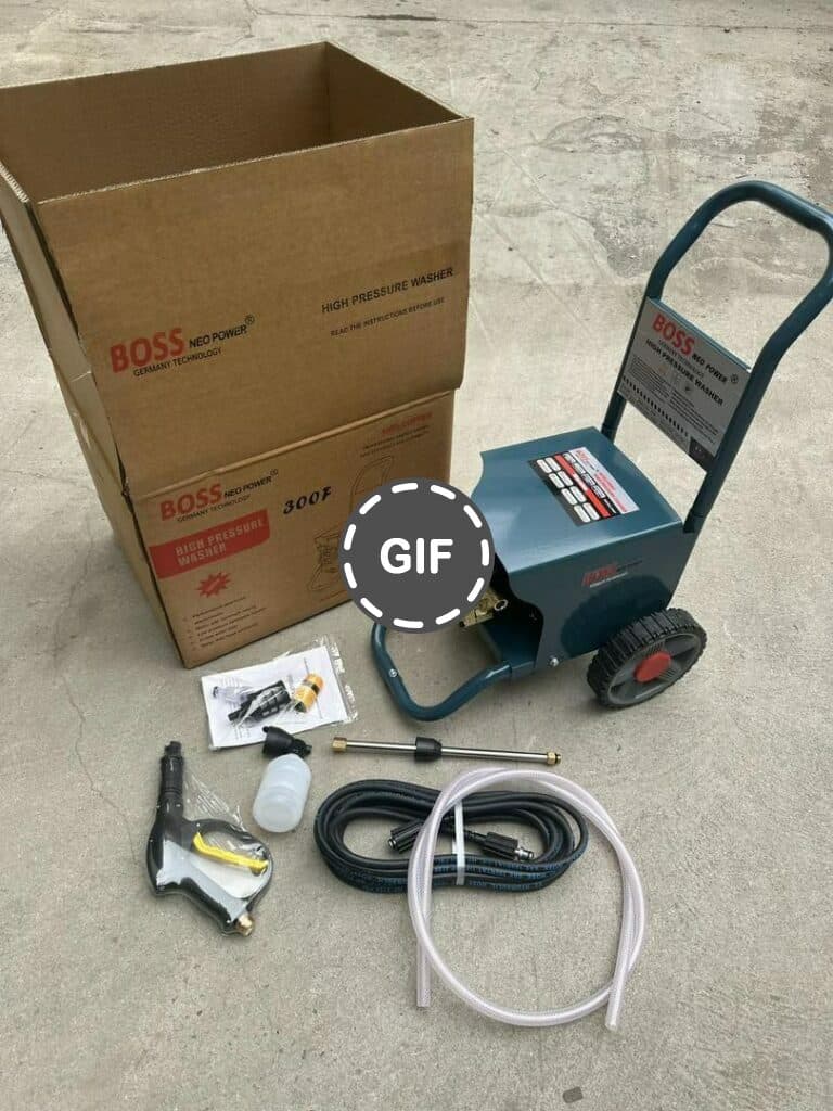 کارواش کالسکه ای 360 بار باس مدل 300f