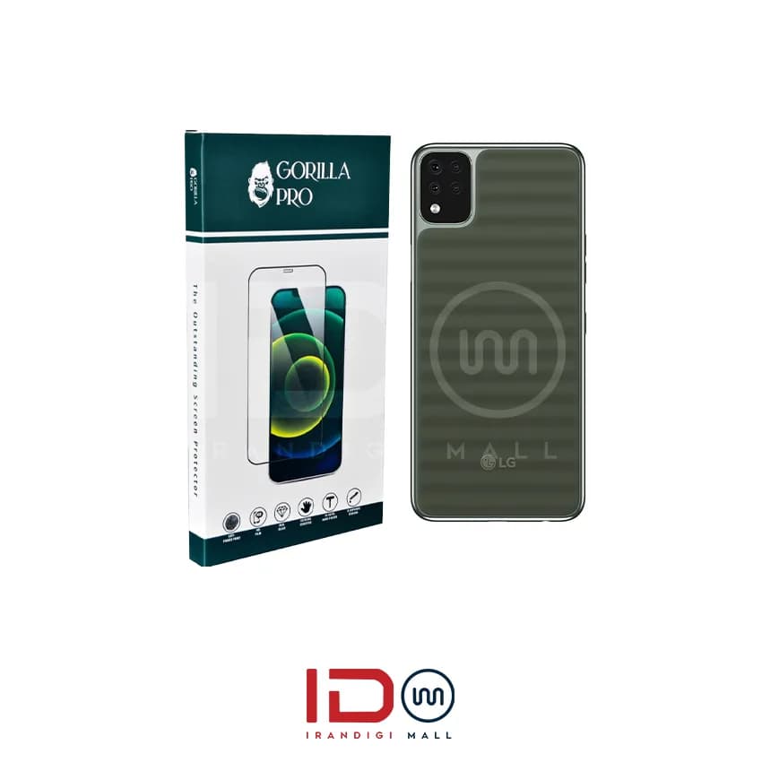 گلس و محافظ هیدروژلی (مات) بدنه گوشی ال جی مدل LG K42