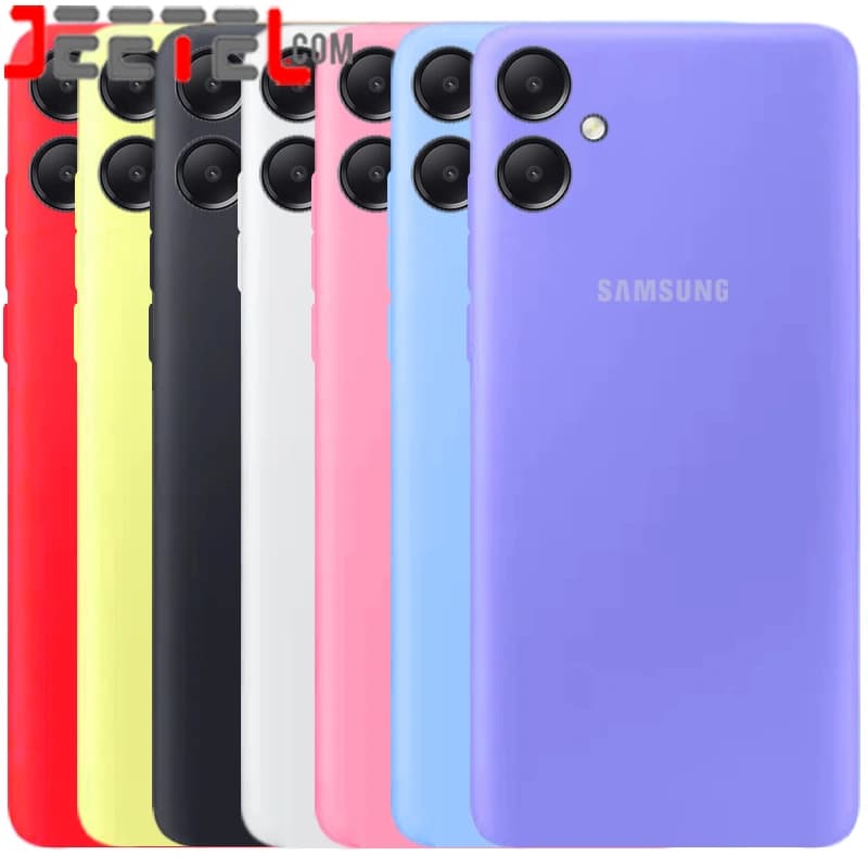 کاور سیلیکونی تک رنگ اورجینال Samsung Galaxy A05 مدل پاک کنی اصل (ساخت ویتنام)