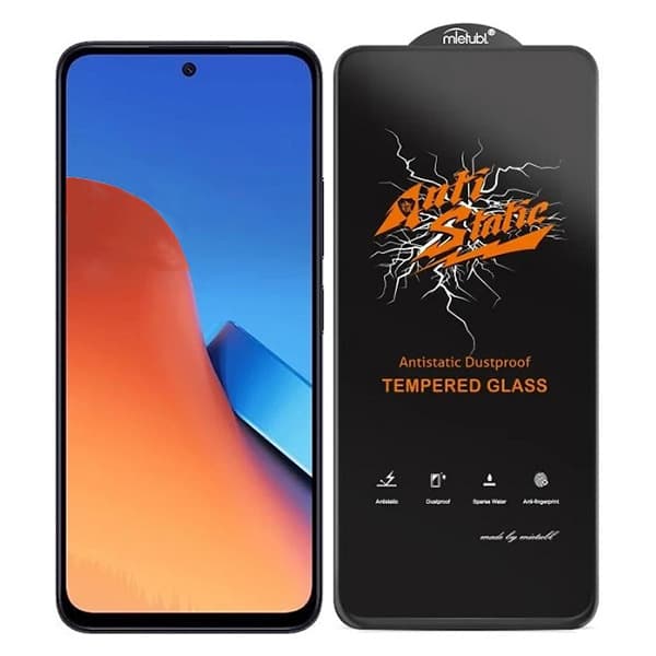 گلس آنتی استاتیک شیائومی Redmi 10C/12C/11A/Poco C40/Poco C55