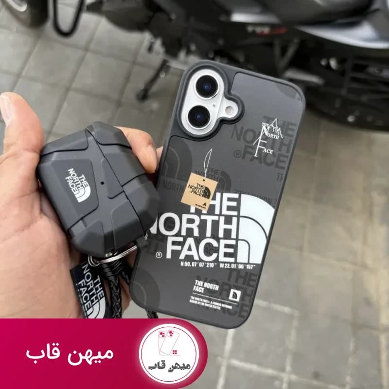 قاب گوشی آیفون North face Ace بدون کاور ایرپاد - کد (۱۰۲۱۲۷)