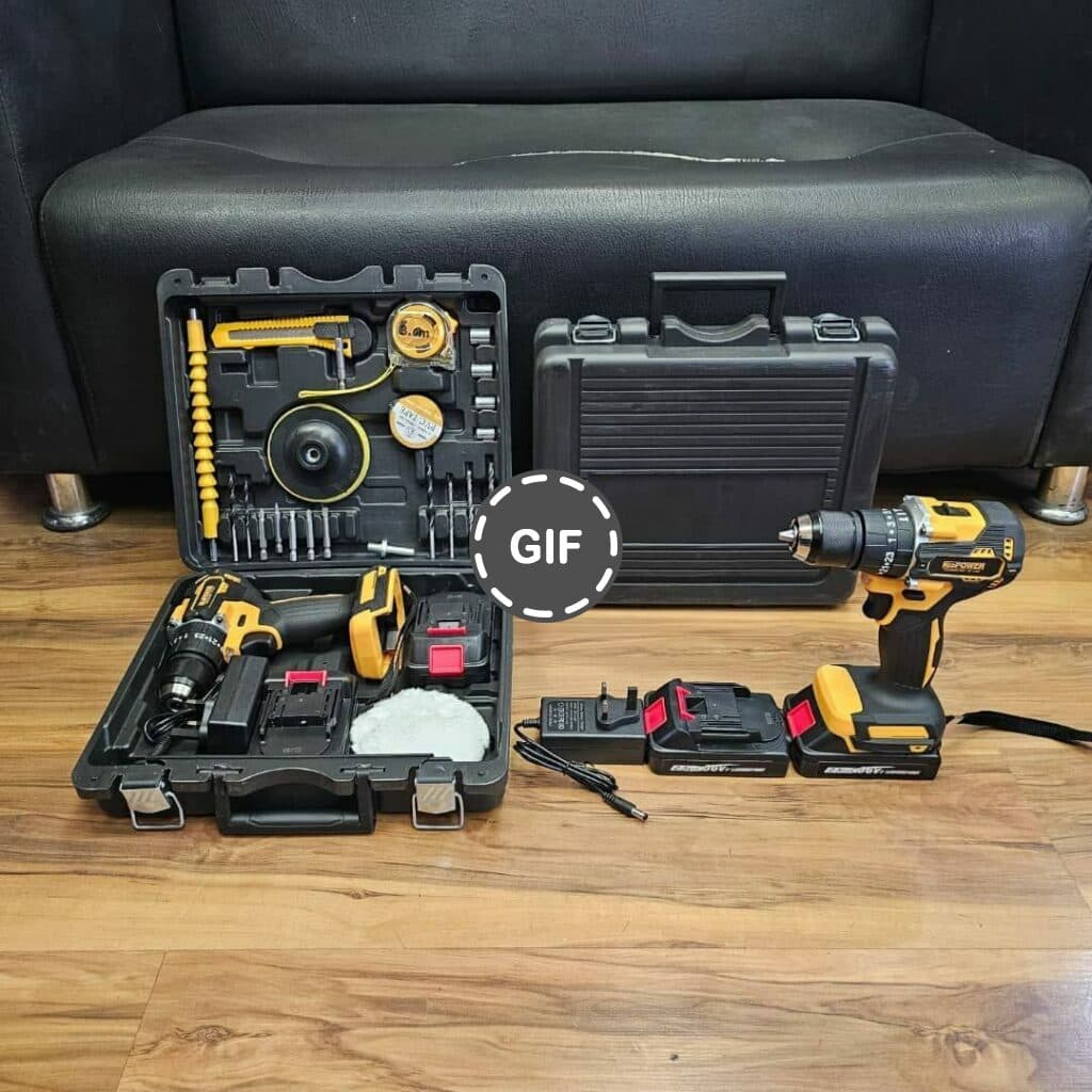 دریل شارژی چکشی ۳۶ ولت براشلس نیوپاور مدل Bl36np