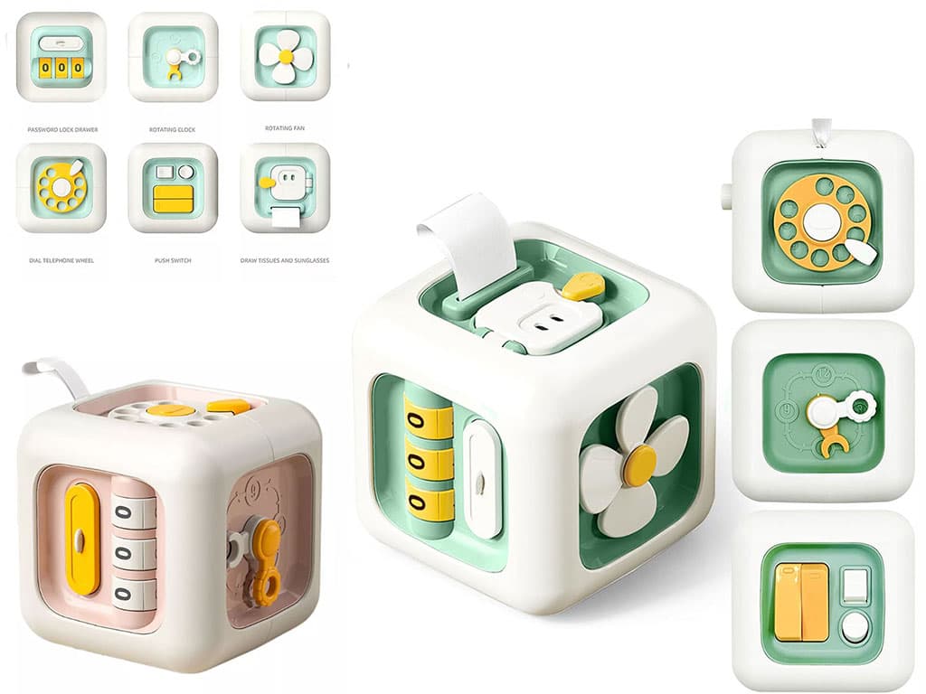 مکعب بیزی کیوب یا بیزی بال 6 وجهی اسباب بازی