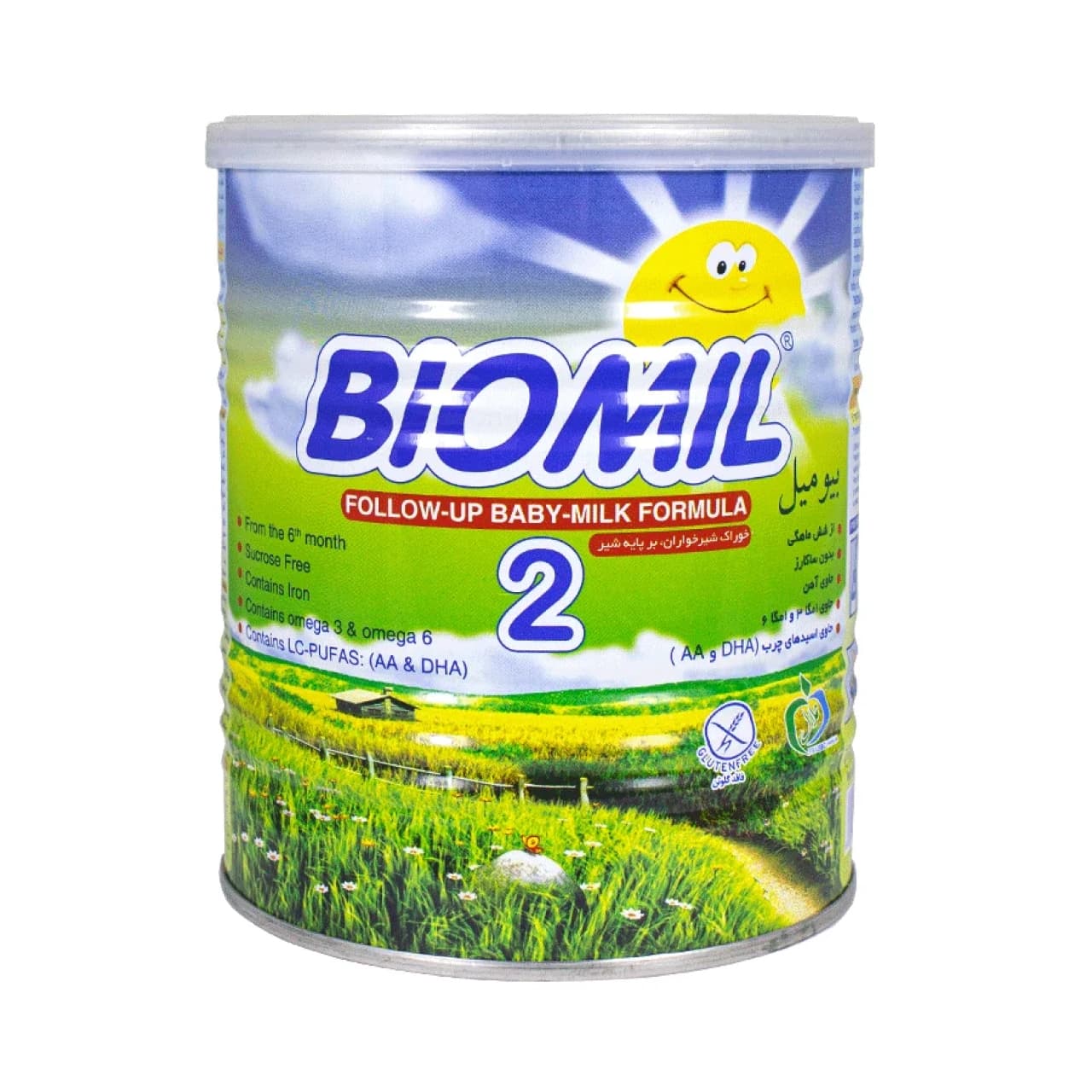شیر خشک بيوميل 2 مخصوص از 6 ماهگی تا 12 ماهگی حجم 400 گرم