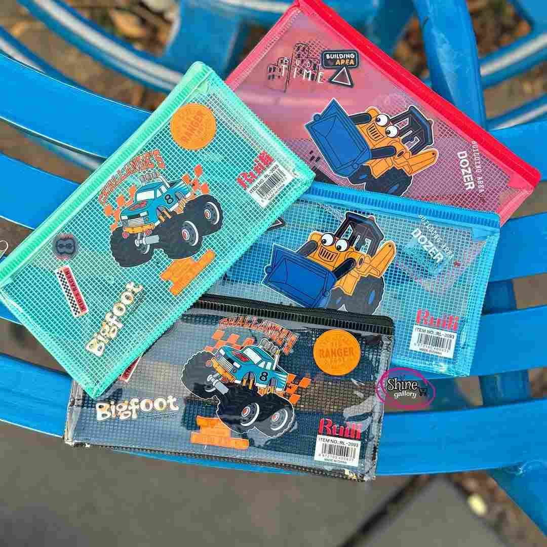 جامدادی شفاف توری ماشینی