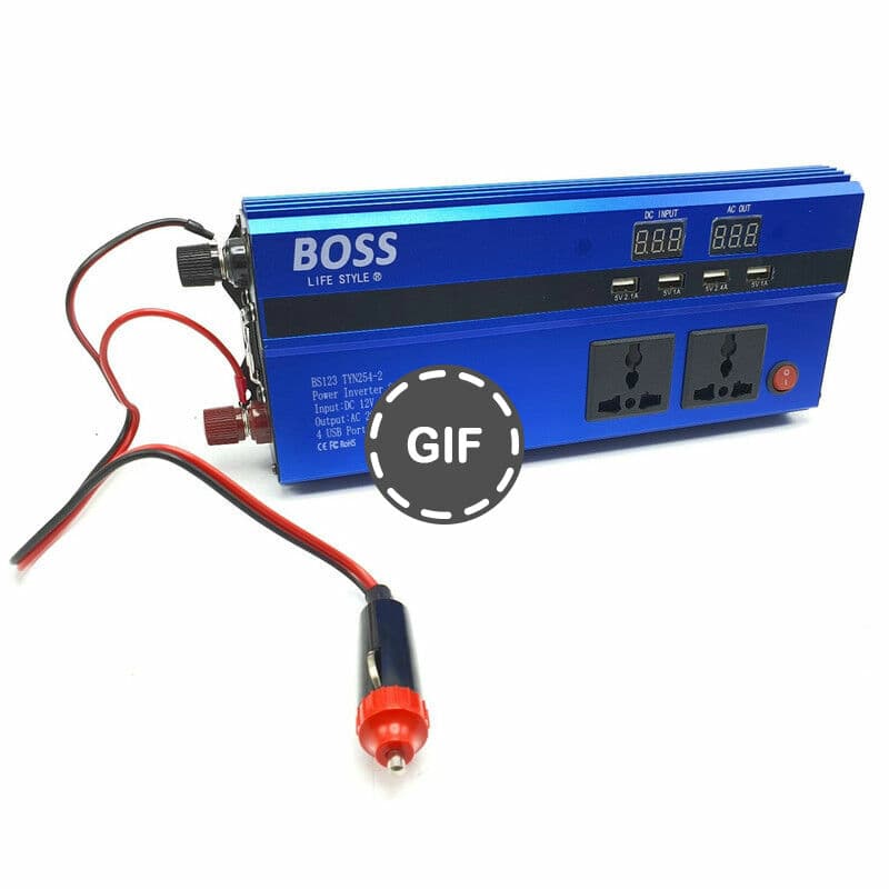 مبدل برق خودرو 2000 وات باس مدل BS123TYN254-2