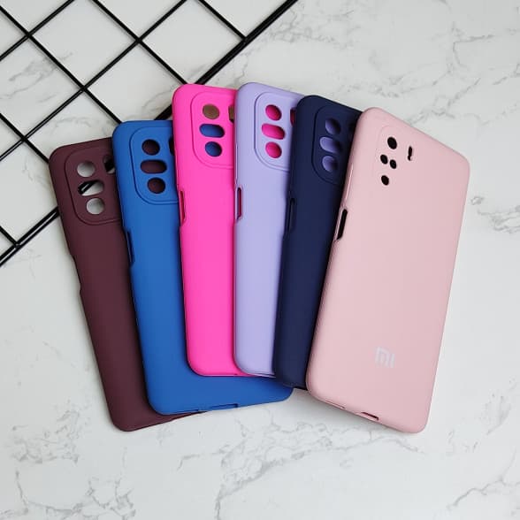 قاب سیلیکونی اورجینال محافظ لنزدار Xiaomi Poco F3