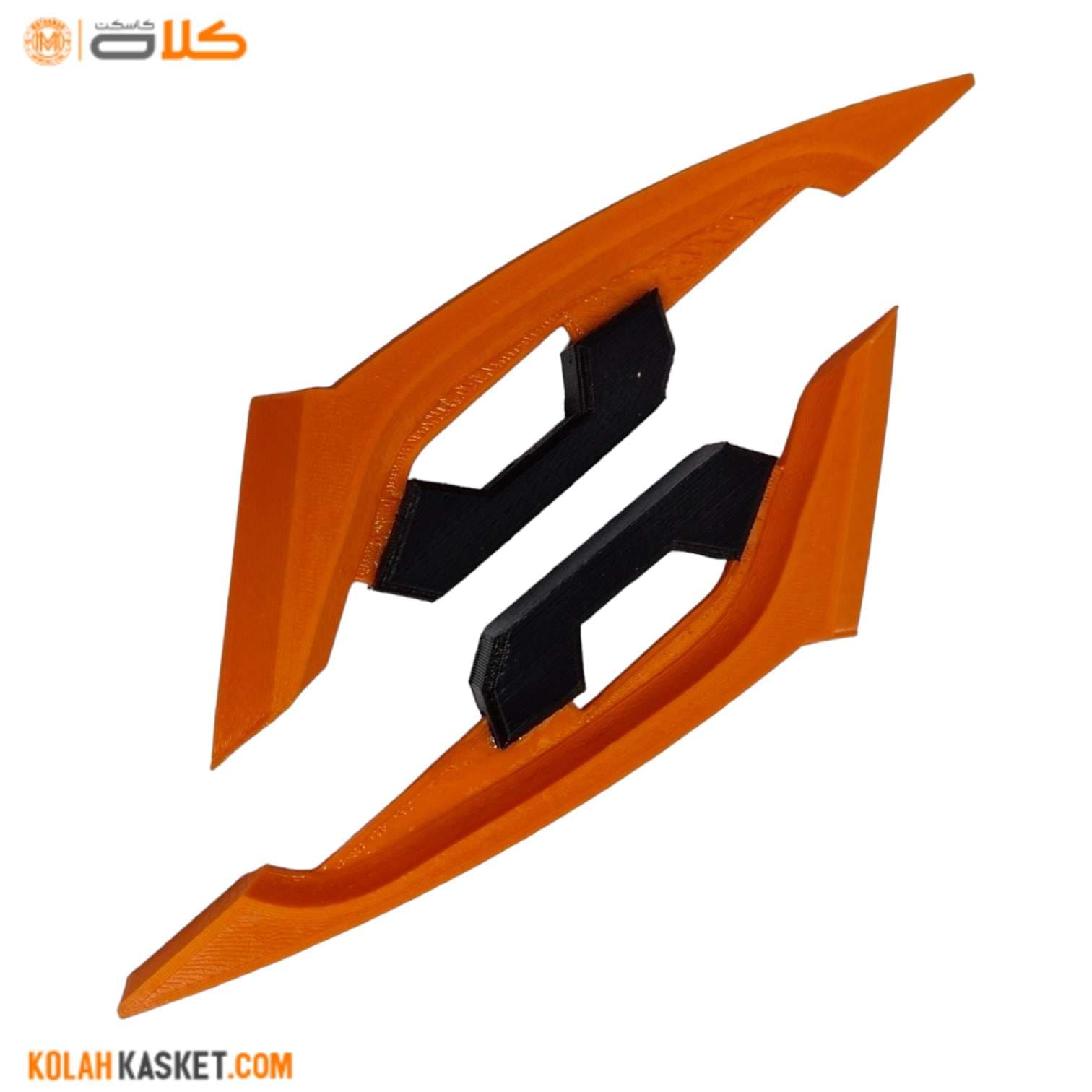 اسپویلر کلاه کاسکت نارنجی | کد 100