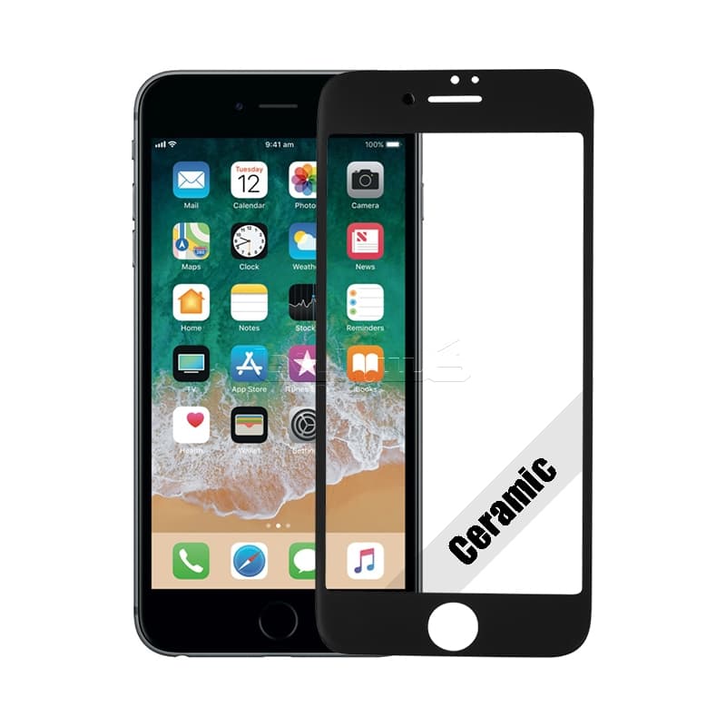 گلس سرامیکی آیفون iPhone 7 Plus مشکی
