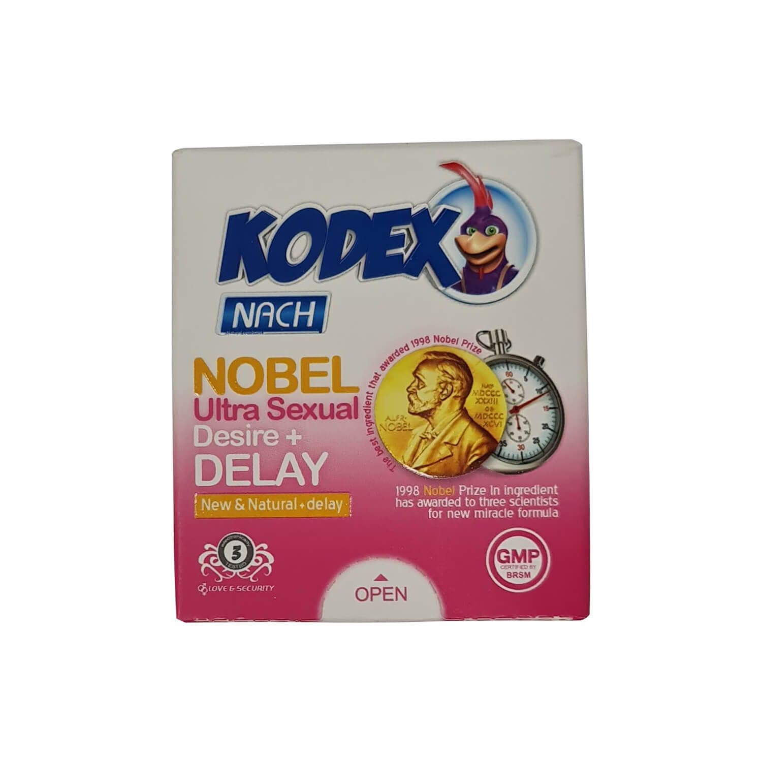 کاندوم کدکس مدل Nobel بسته 3 عددی