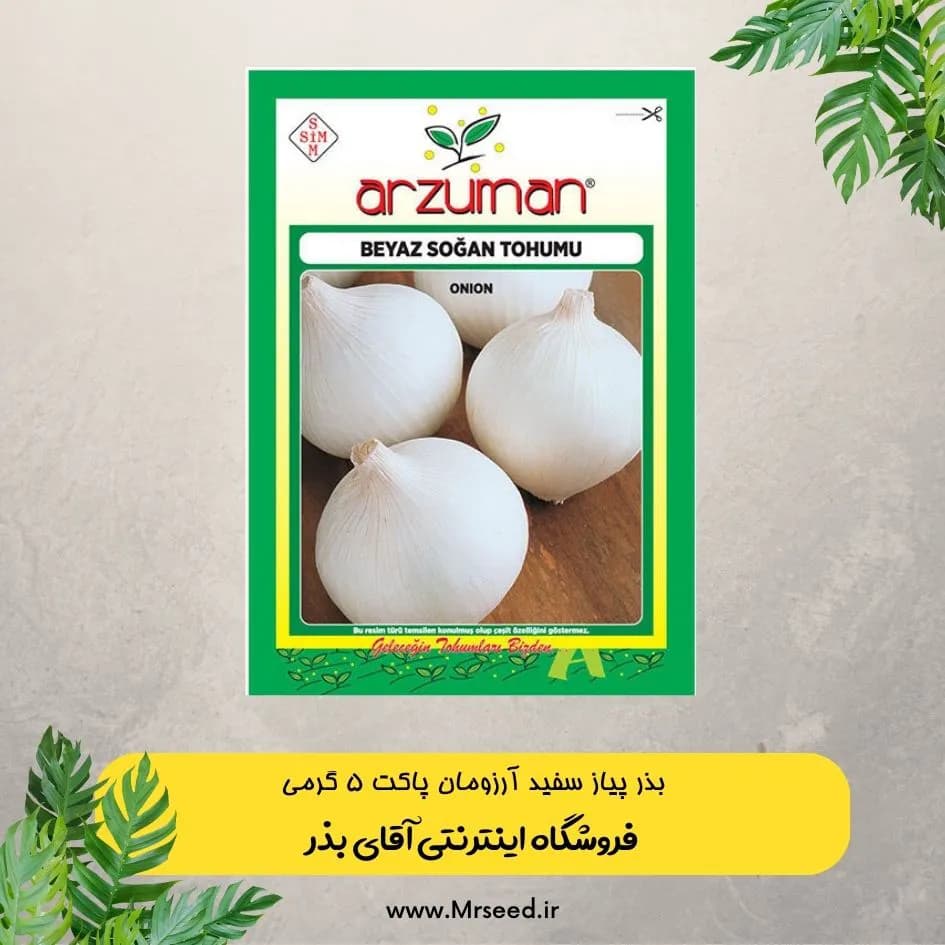 بذر پیاز سفید آرزومان