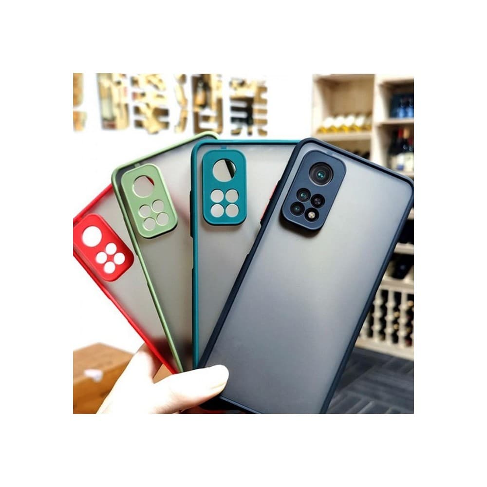 قاب گوشی شیائومی XIAOMI MI 10T مدل پشت مات محافظ لنز دار