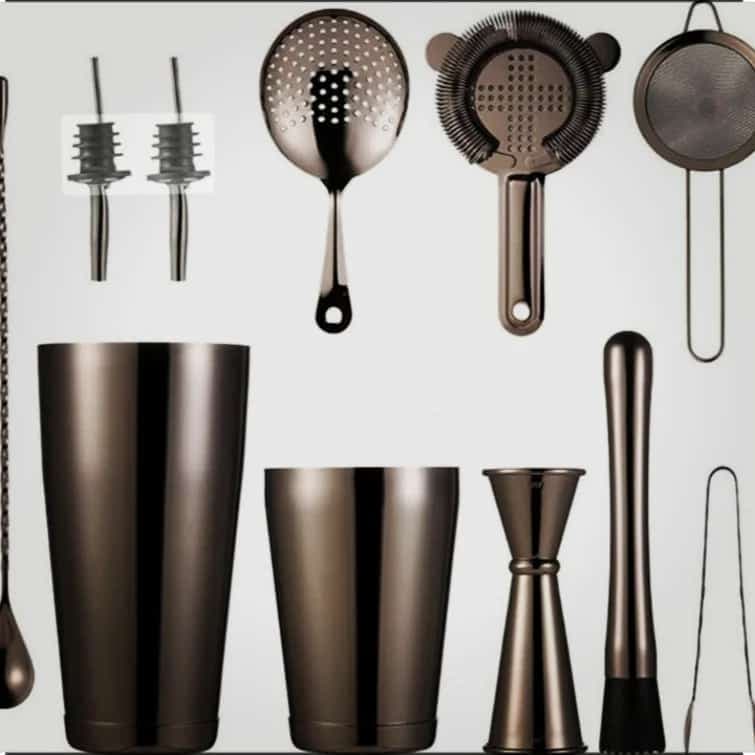 ست 11 پارچه شیکر مشکی ساور کد 6