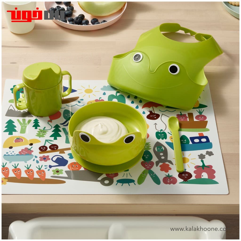 سرویس ۴ تکه غذا خوری کودک ایکیا مدل MATA