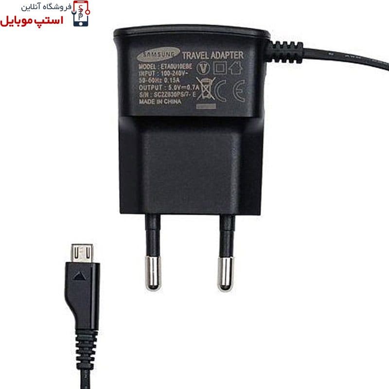 شارژر اورجینال سامسونگ I9000 مدل ETA0U10EWE