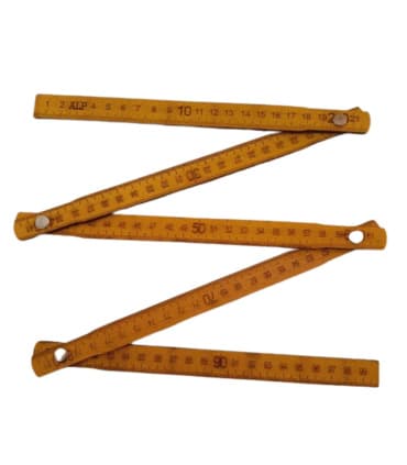 خط کش چوبی تاشو عصایی ALP یک متری ( گازوئیل سنج باک )