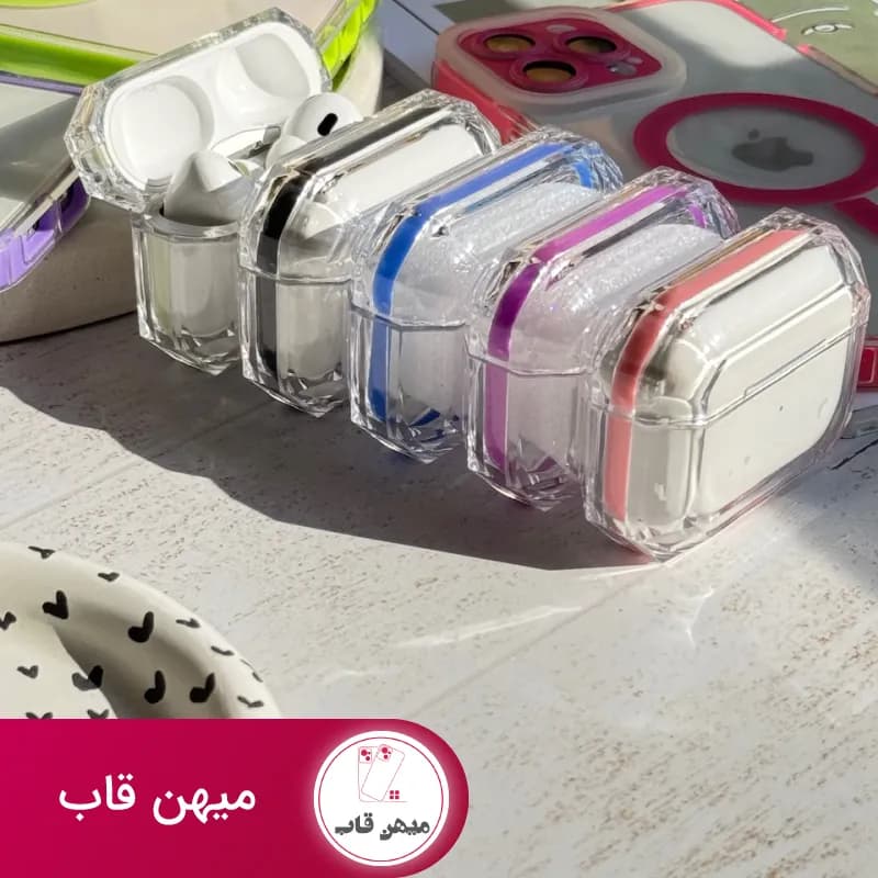 کاور ایرپاد اپل ست قاب مگ سیف دار رنگی - کد (۴۹۴۲۹)