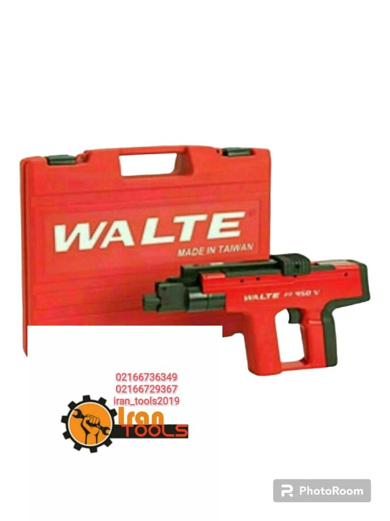 تفنگ میخکوب بتن والتی(walte) مدل PT45