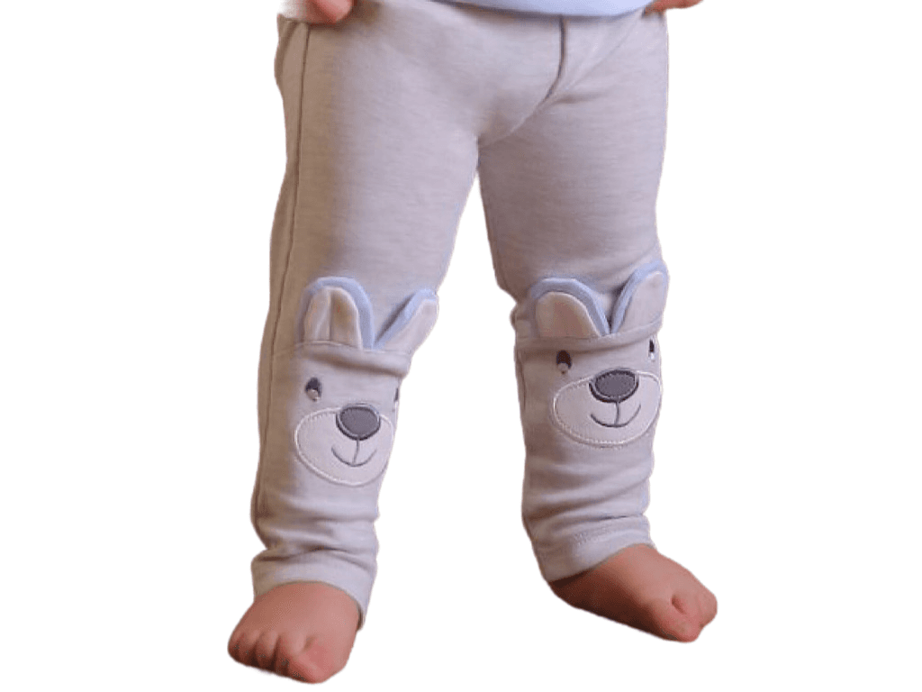شلوار ملانژ نوزادی طرح خرس نی نی سان nini sun