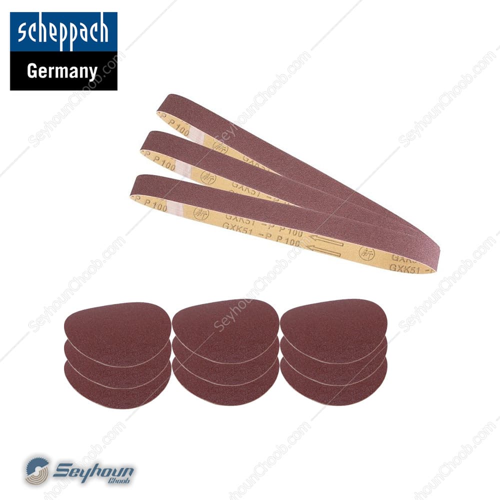 پک 12 عددی کاغذ سنباده گرد و نواری شپخ مدل 3903301707 مناسب برای مدل BTS700