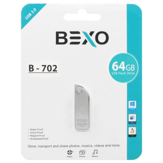 فلش مموری بکسو مدل B-702 USB3.0 ظرفیت 64 گیگابایت