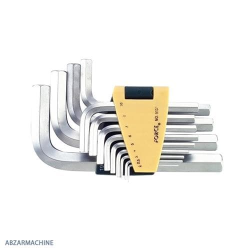 سری آچار آلن اینچی 13 عددی FORCE مدل 5137S