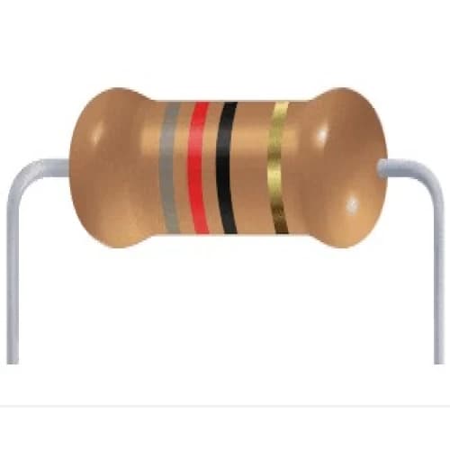 مقاومت دیپ 82 اهم تلرانس 5%