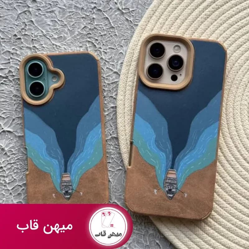 قاب گوشی آیفون قایق تنها ورژن - کد (۸۵۳۷۷)