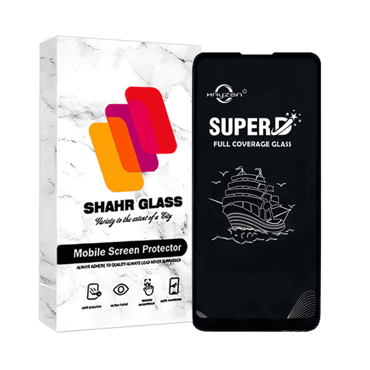 گلس گوشی سامسونگ Galaxy A11 - M11 شهر گلس مدل SHIPS