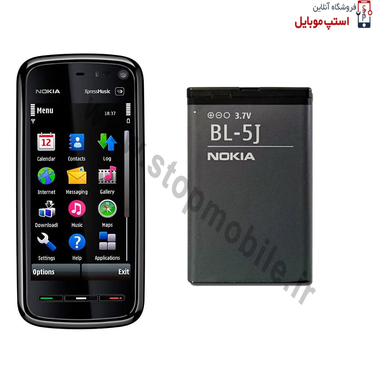 باتری اصلی گوشی نوکیا Nokia 5800x مدل BL-5J