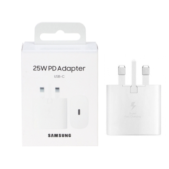 شارژر دیواری 25 وات فست 3 پین USB-C سامسونگ مدل EP-TA800
