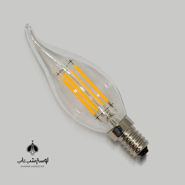 لامپ فیلامنت 4 وات اشکی آفتابی