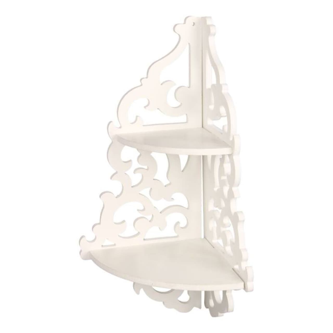 شلف دیواری کنج دو طبقه طرح شقایق Konj